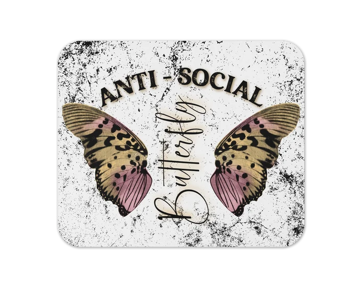 Anti-Social Butterfly | Mouse Pad