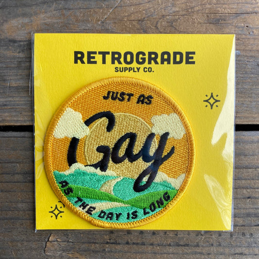 "As Gay as the Day is Long" Patch