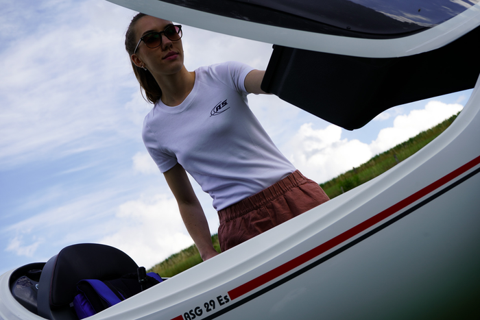 AS Logo - Weißes T Shirt - Damen
