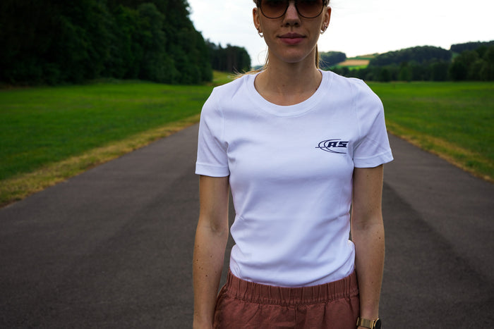 AS Logo - Weißes T Shirt - Damen