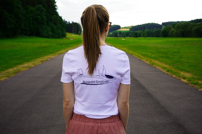 AS Logo - Weißes T Shirt - Damen