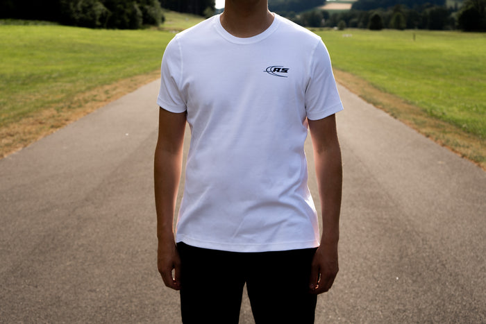 AS Logo - Weißes T Shirt - Herren