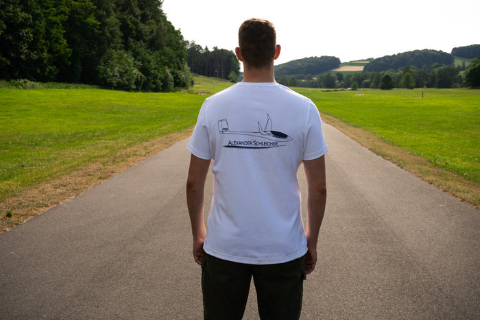 AS Logo - Weißes T Shirt - Herren