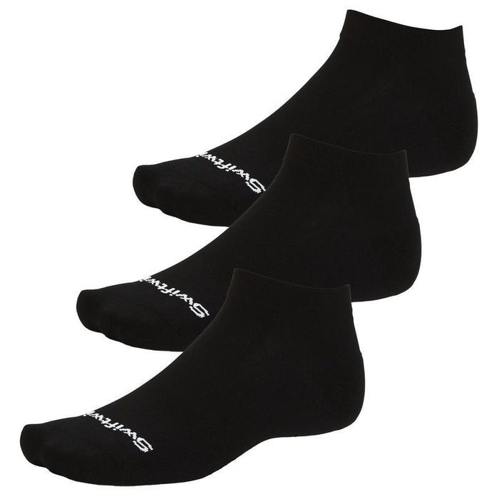 Three pairs of Aspire Ankle Military Compliant socks in military black