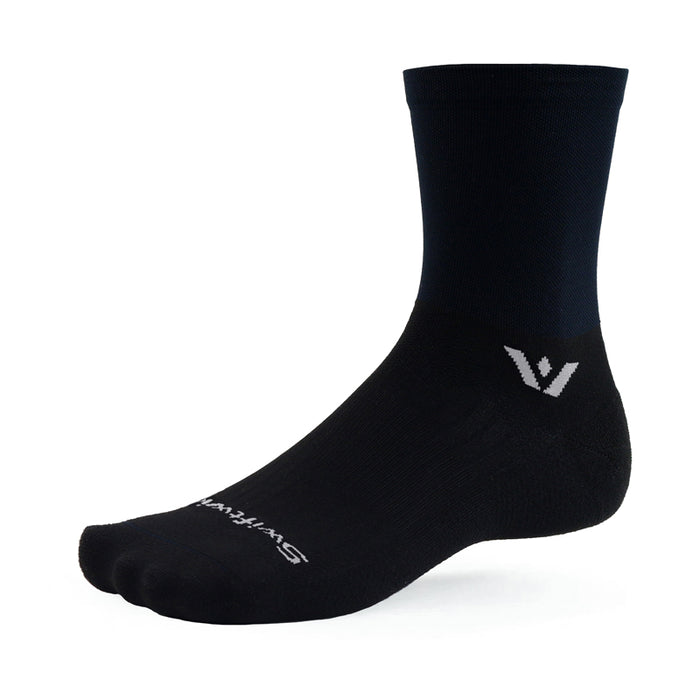 Aspire Mid-Crew sock in black