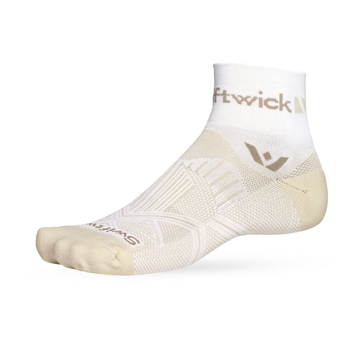 Aspire Quarter Crew sock in oatmeal tan