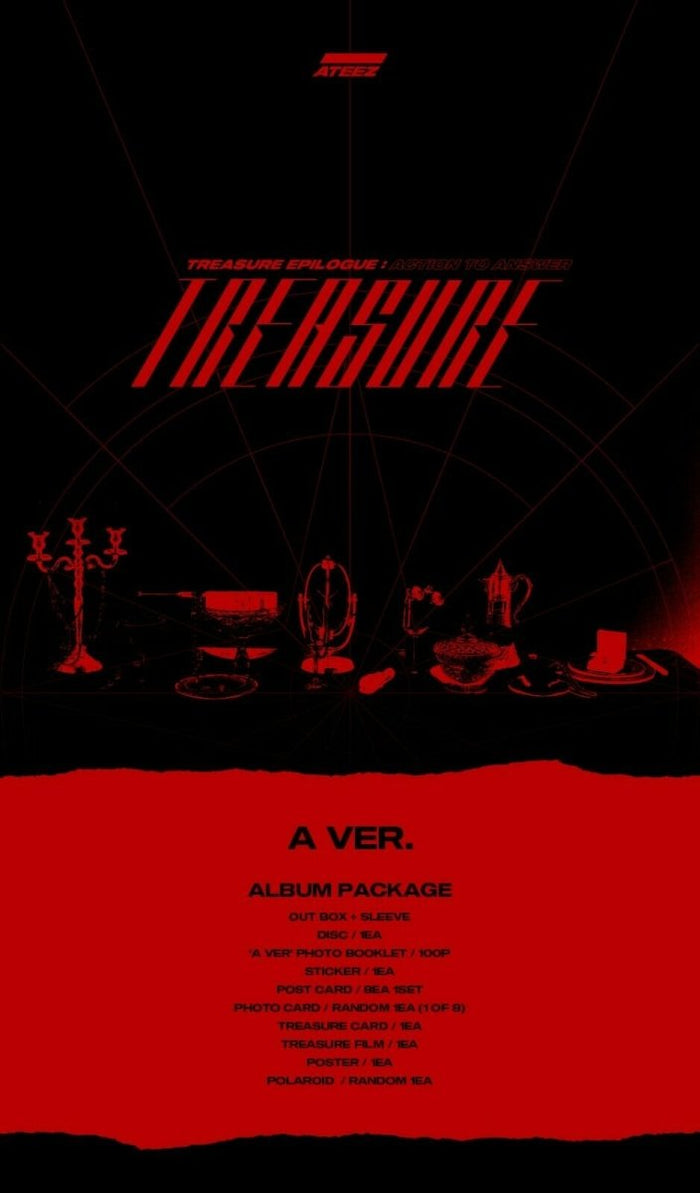 ATEEZ - TREASURE EPILOGUE : Action To Answer (You Can Choose Ver + Free Shipping) - K-STAR