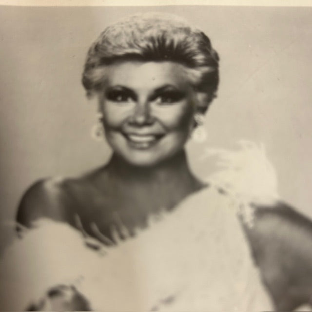Autographed photo of Mitzi Gaynor