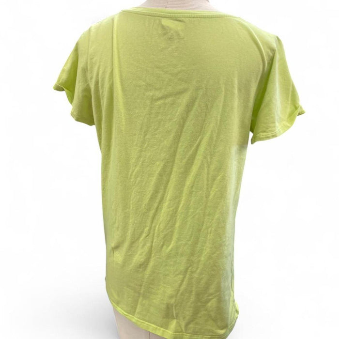 Avetro lime green v neck