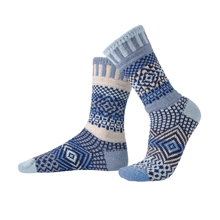 Azure Crew Socks