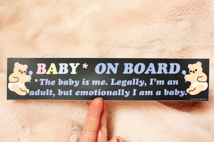 Baby On Board Bumper Sticker