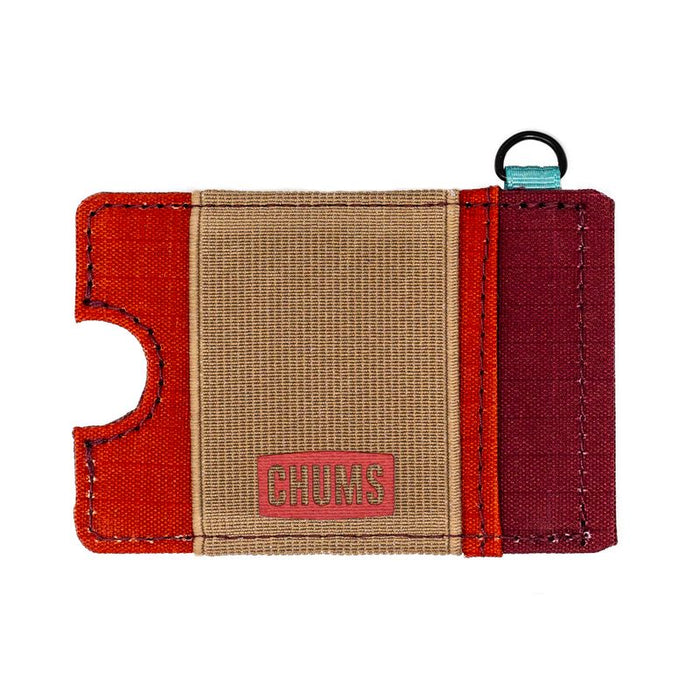 Low-profile, minimalist front pocket wallet    Push-up thumb notch for quick card access Dual elastic bands for stashing cash Made from durable ripstop canvas Includes RFID-blocking card Max Capacity 5-7 cards Dimensions 2.65” x 3.75”