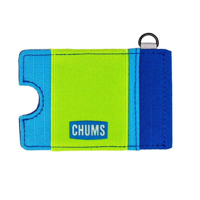 Low-profile, minimalist front pocket wallet    Push-up thumb notch for quick card access Dual elastic bands for stashing cash Made from durable ripstop canvas Includes RFID-blocking card Max Capacity 5-7 cards Dimensions 2.65” x 3.75”