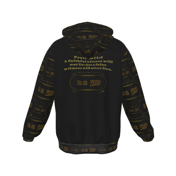 "Be 100" (01) | Men's Zip Hoodie