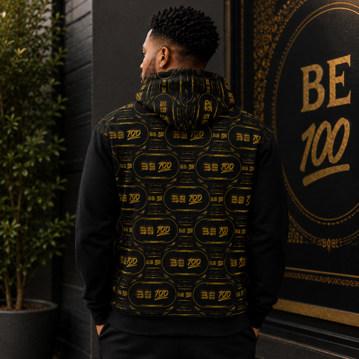 "Be 100" (01) | Unisex Cotton Blend Hoodie