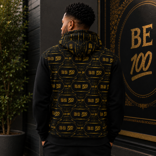 "Be 100" (01) | Unisex Cotton Blend Hoodie