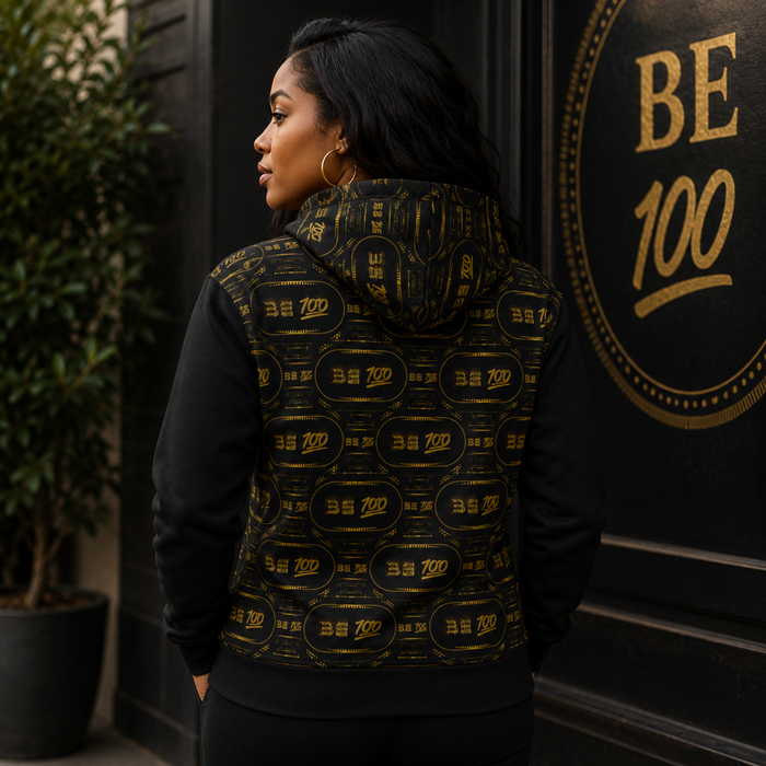 "Be 100" (01) | Unisex Cotton Blend Hoodie