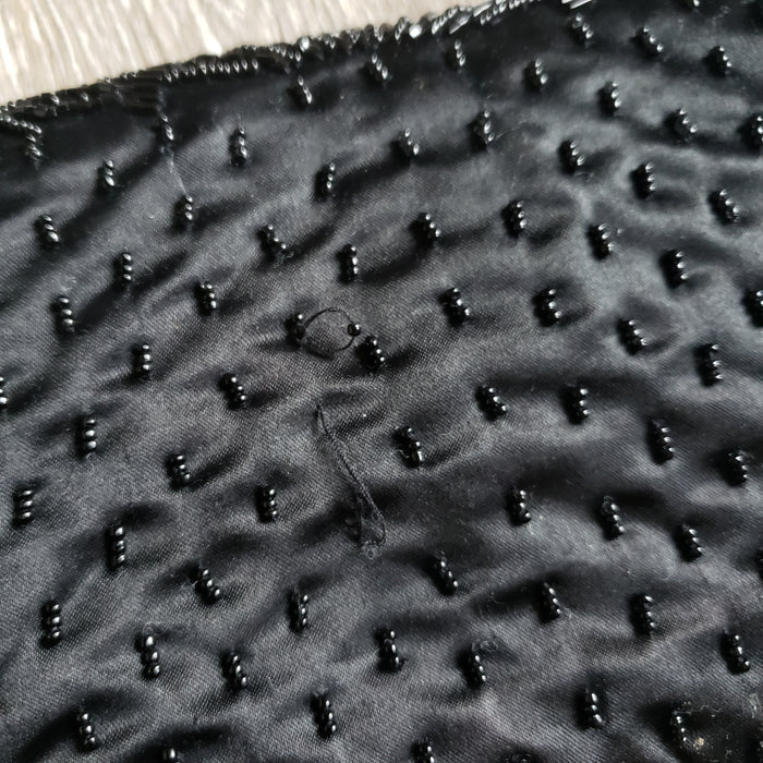 Beaded Black Purse