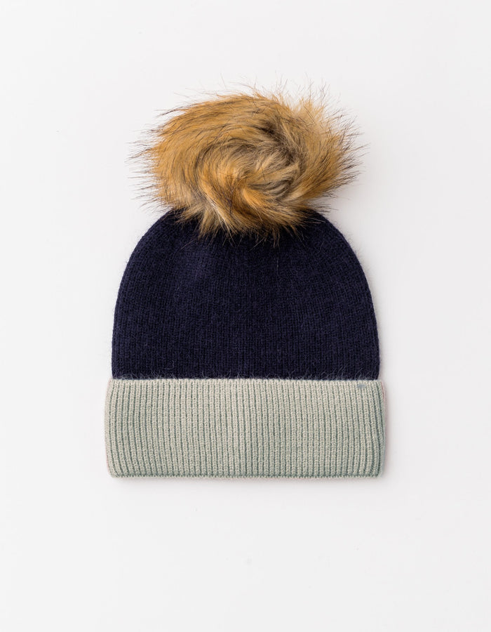 Beanie | Navy & Grey