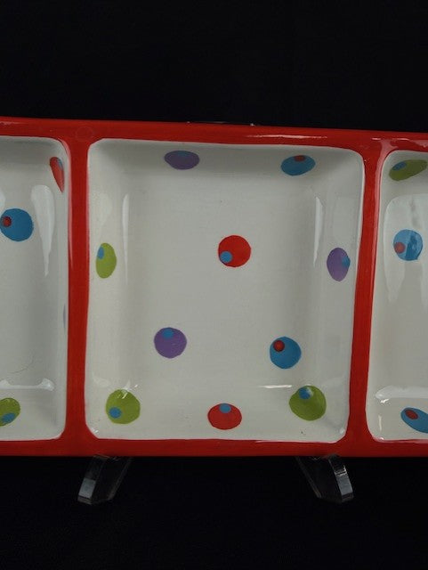 Berryware Divided 3-Part Relish Dish