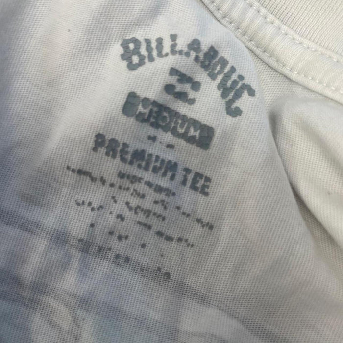 Billabong white tee with multicolored