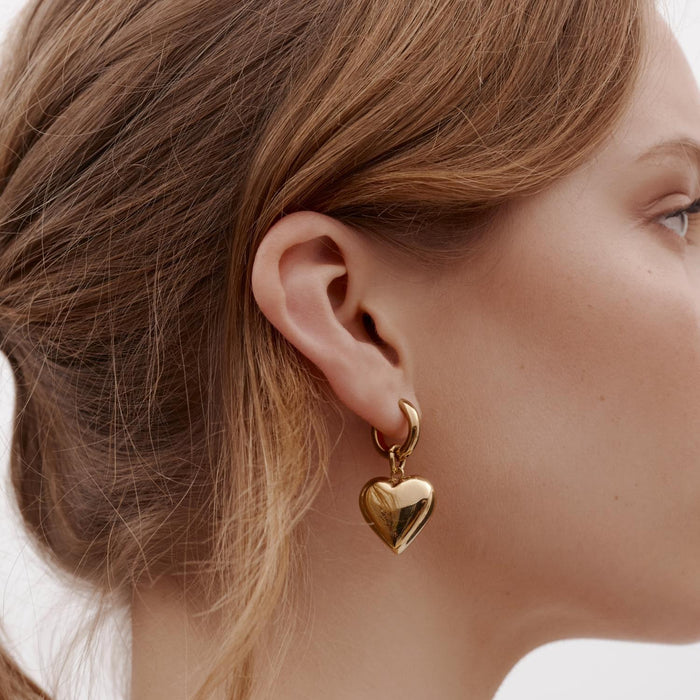 Bisous Hoops | Silver