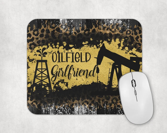 Black Gold Babe | Mouse Pad