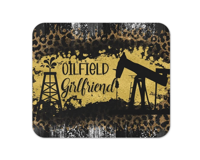 Black Gold Babe | Mouse Pad