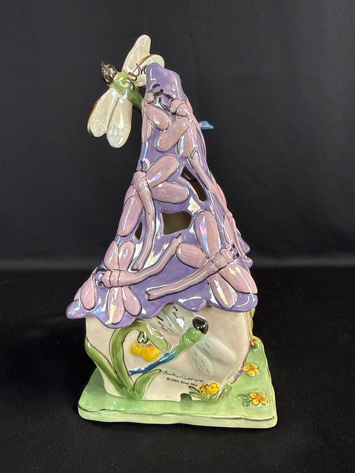 Blue Sky Clayworks Candle House 2005 Fairy Dragonfly
