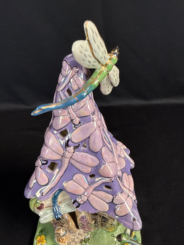 Blue Sky Clayworks Candle House 2005 Fairy Dragonfly
