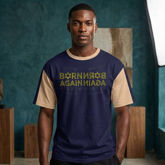 Born Again Hebrew (01–01) | Unisex Half-Sleeve Cotton T-Shirt