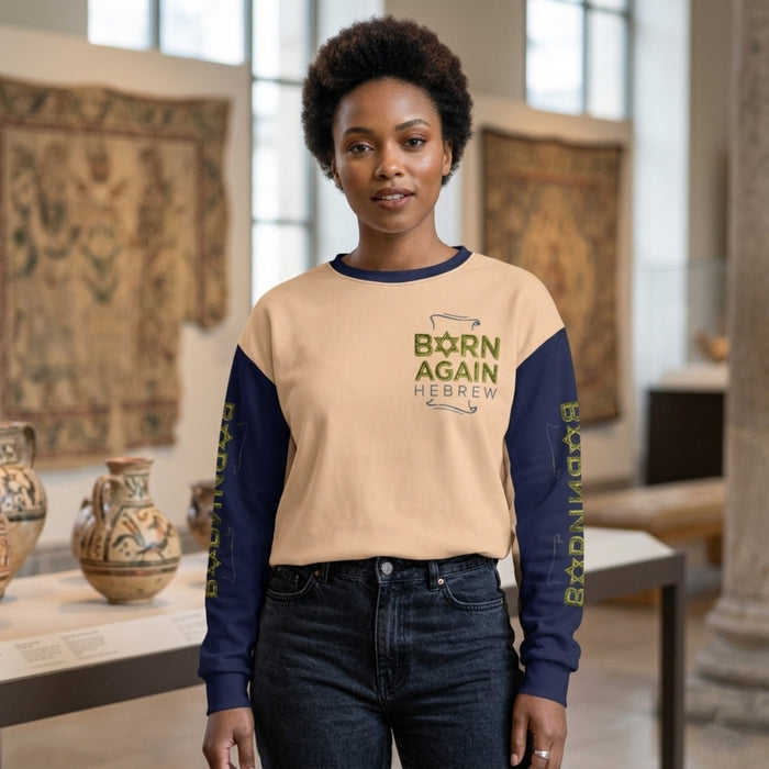 Born Again Hebrew (01–01) | Unisex Heavyweight Oversized Sweatshirt