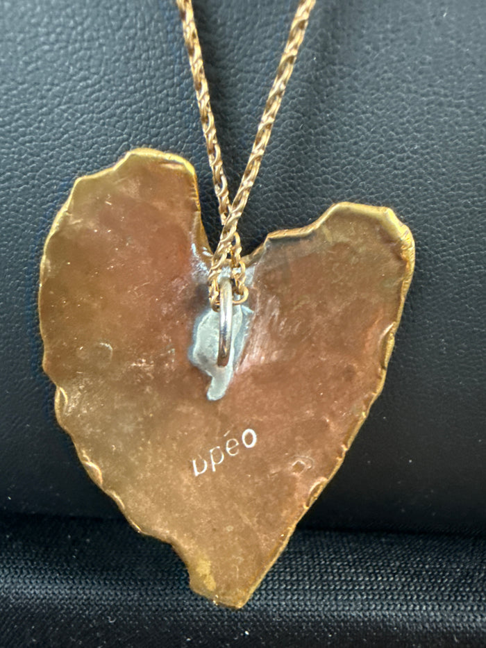 Brenda Peo Handcrafted Signed Necklace