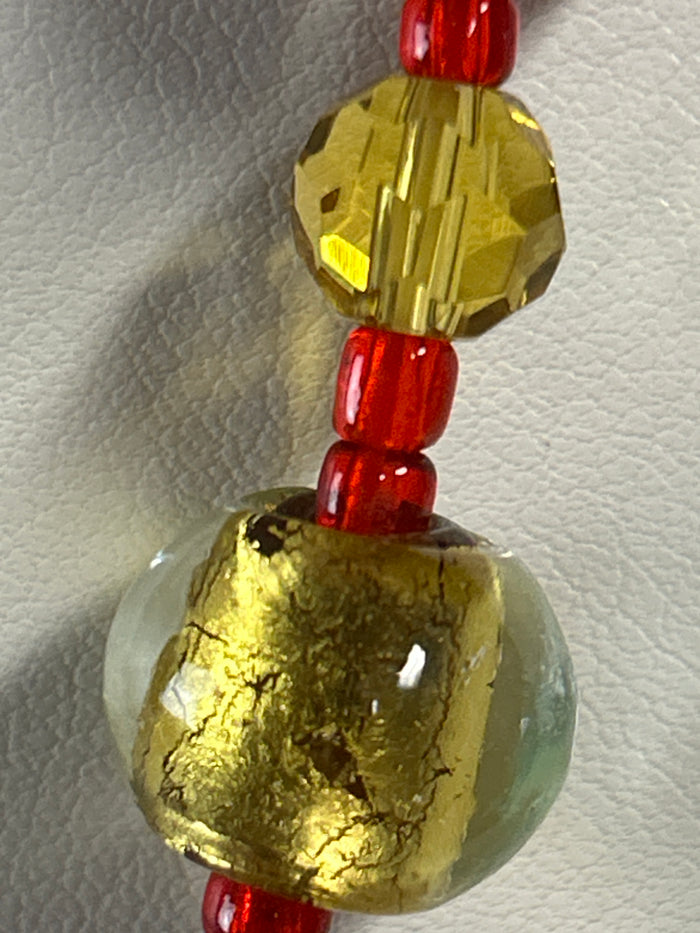 Brilliant Murano Glass Necklace