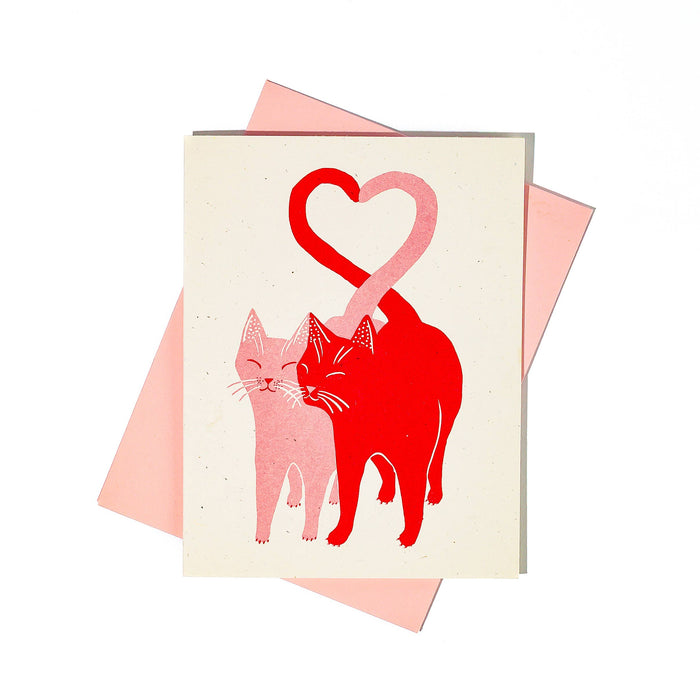 Bromstad Printing Co. - Love Cats Special Edition - Risograph Card
