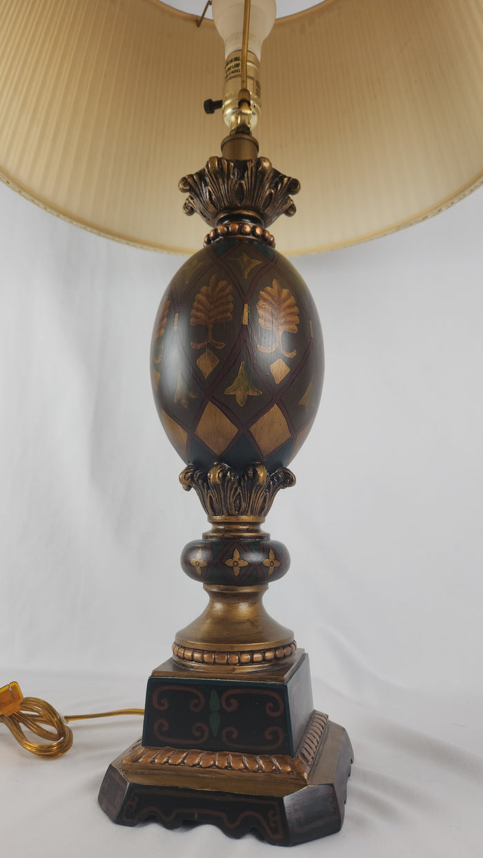 Brown/Gold Table Lamp with Shade