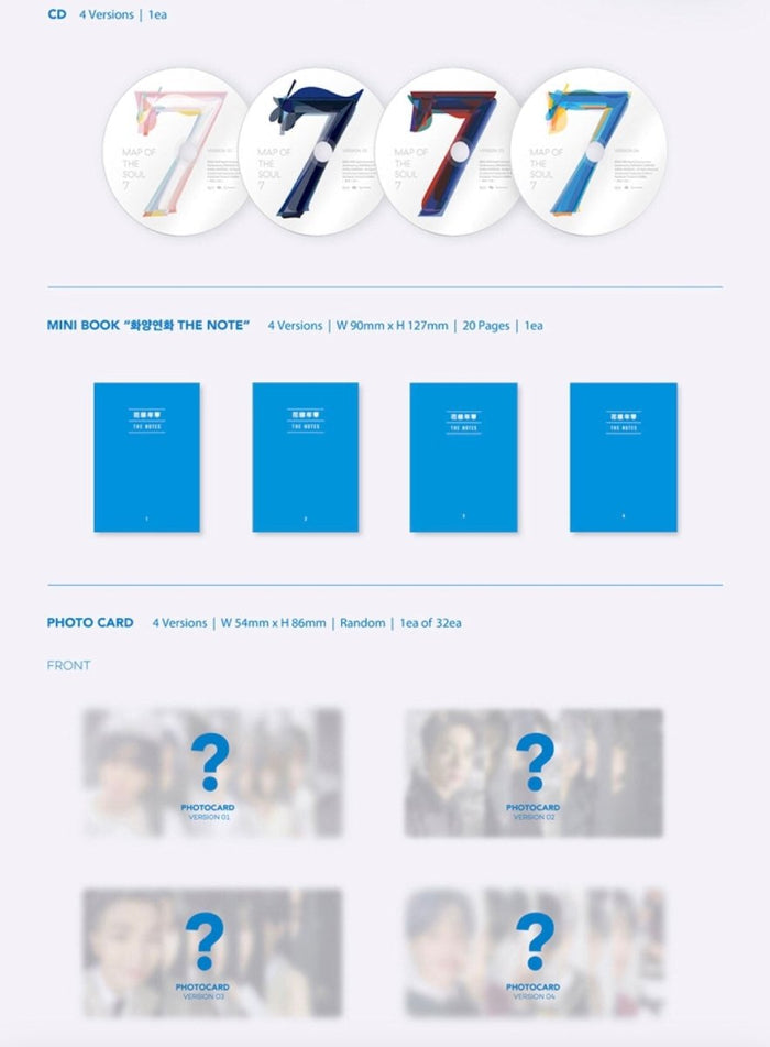 BTS - MAP OF THE SOUL: 7 (You Can Choose Version) - K-STAR