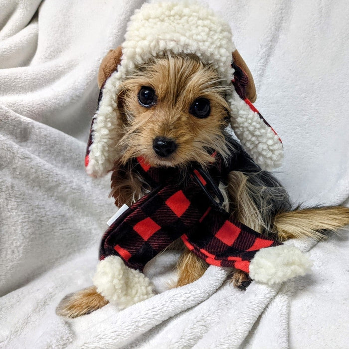 Buffalo Check Trapper Hat With Snugfit
