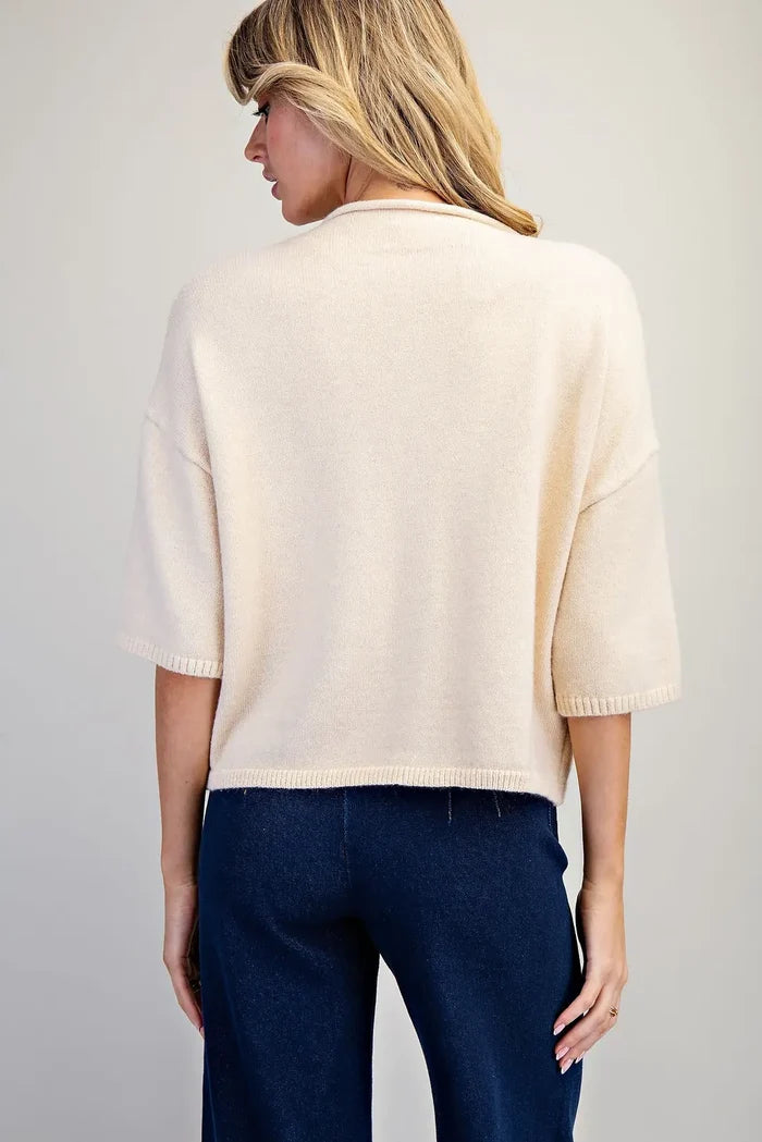 Butter Me Up Half Sleeve Cardigan
