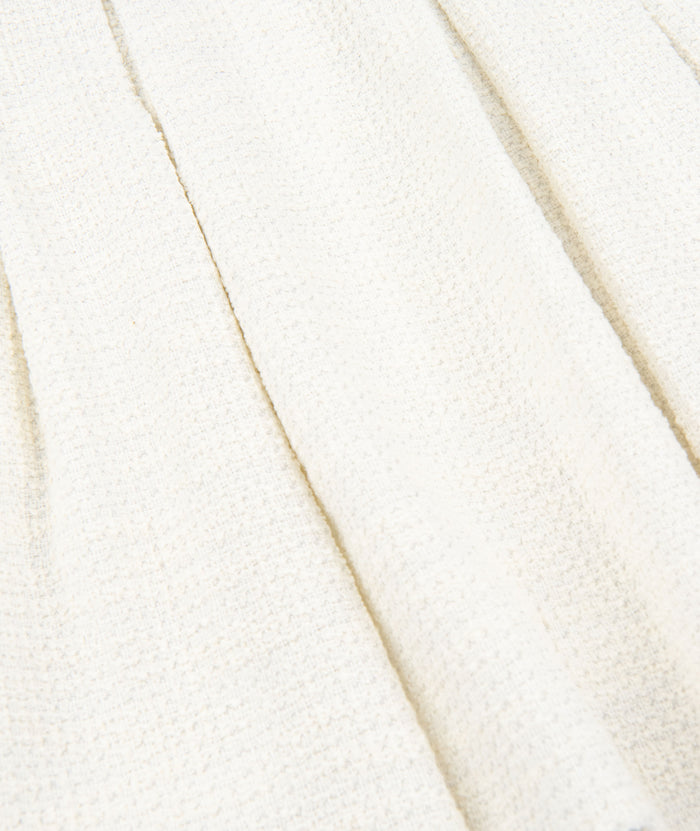 By Debra Girls Ali Ivory Boucle Cap Sleeve Box Pleat Dress Girls Special Dresses By Debra