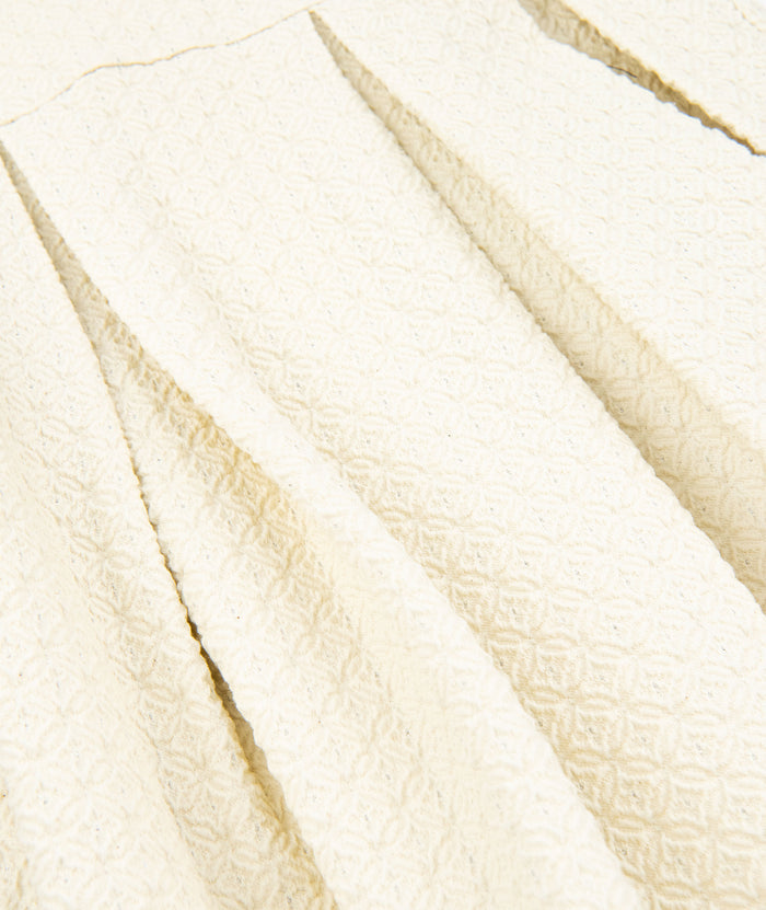 By Debra Girls Ali Ivory Silver Fleck Cap Sleeve Box Pleat Dress Girls Special Dresses By Debra