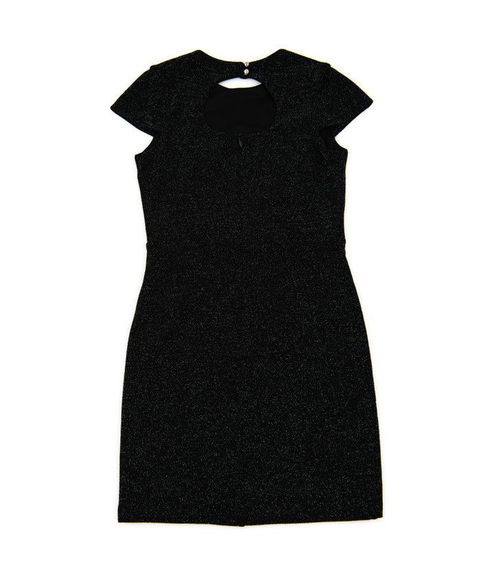 By Debra Girls Deb Black Sparkle Keyhole Back Sheath Dress Girls Special Dresses By Debra