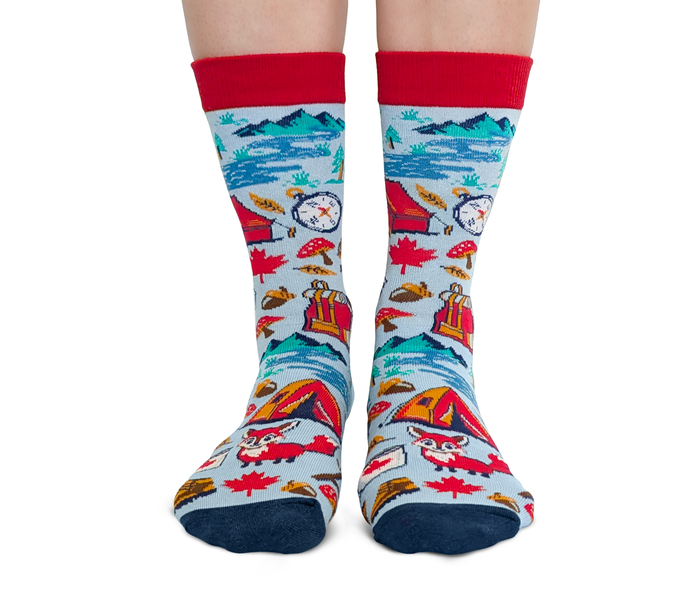 OUTDOOR CANADA NATURE PATTERN WOMEN SOCKS UPTOWN SOX