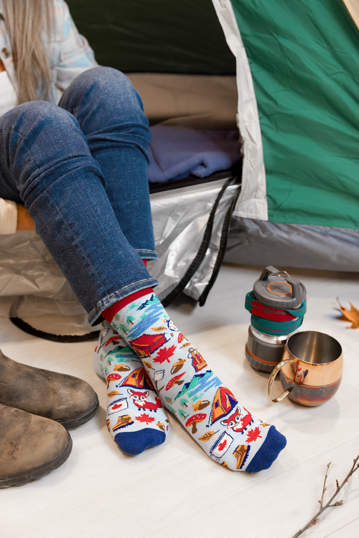 OUTDOOR CANADA NATURE PATTERN WOMEN SOCKS UPTOWN SOX