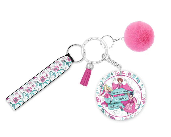 Cancer Chose the Wrong Witch | Novelty Keychain