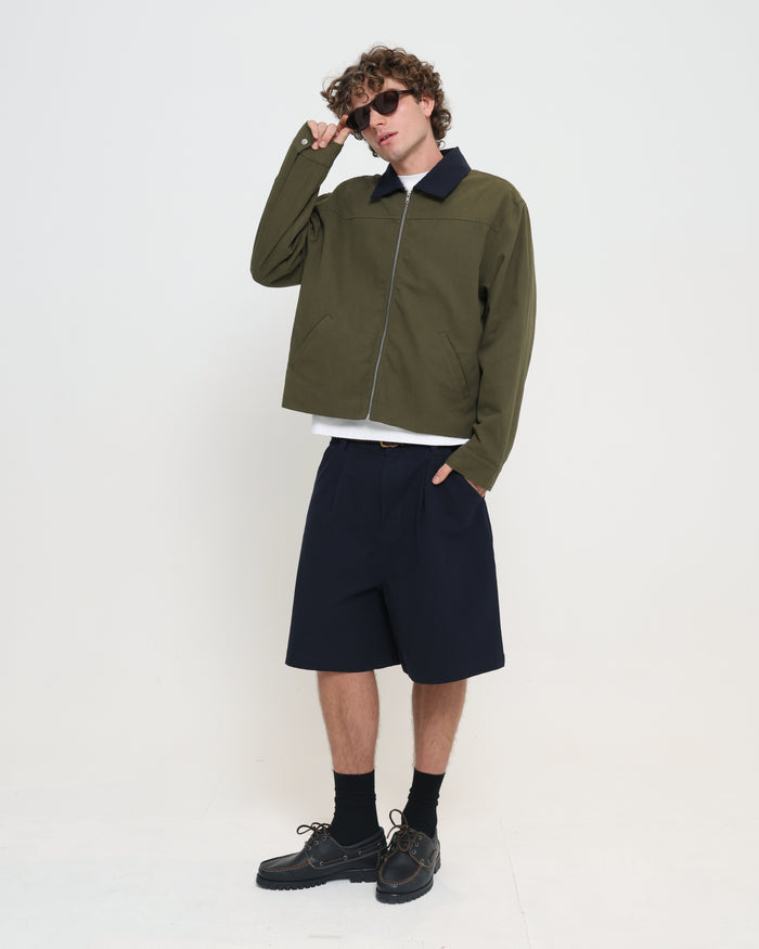 Canvas Jacket - Khaki
