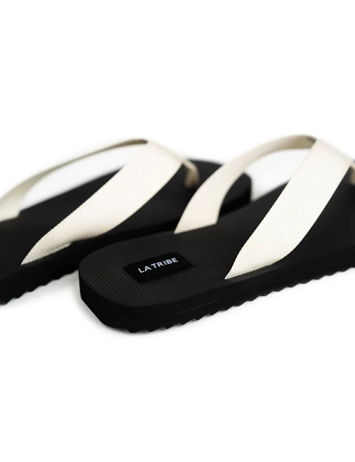 Canvas Thong | Cream
