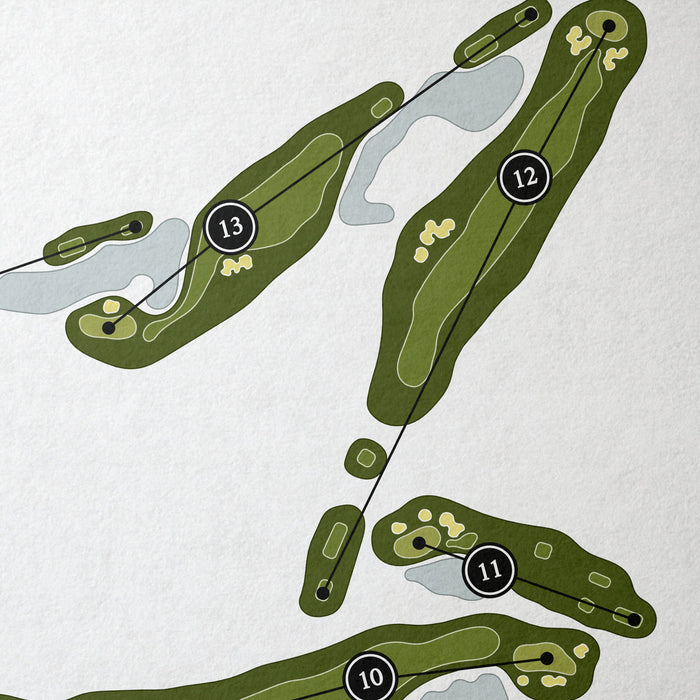 Capital Canyon Club | Golf Course Map | Close Up