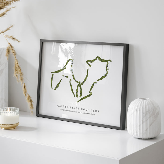 Castle Pines Golf Club | Golf Course Map | On Table