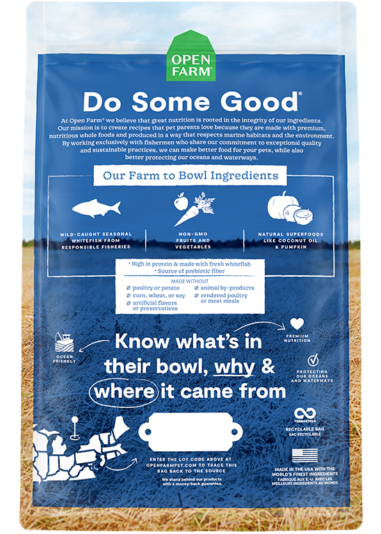 Catch-Of-The-Season Whitefish Grain Free Dog Food